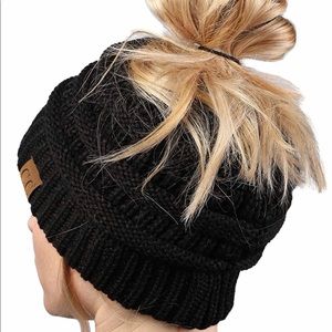 Knit Ponytail Beanie